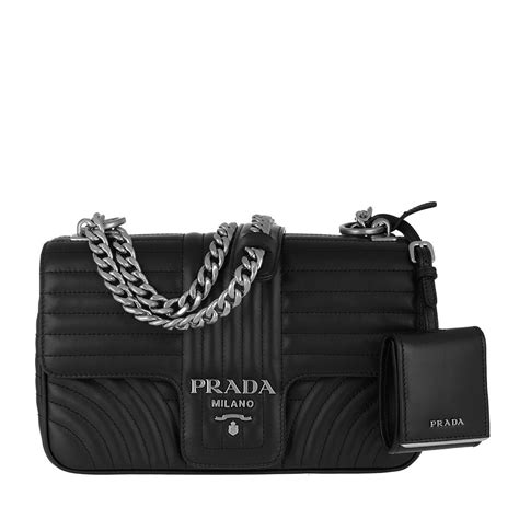 prada black ratenkauf|Prada leather bag.